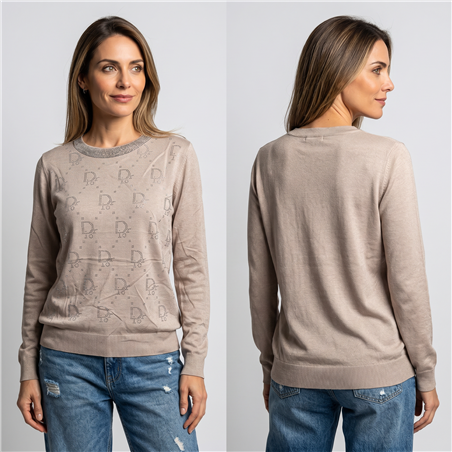 Mujer sweater bremer frente brillo DIOR - OG