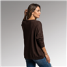 Mujer sweater bremer amplio print brillo linea italiana - IB