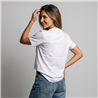 Mujer remera algodon estampa corazones combinados linea italiana - IB