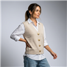 Mujer chaleco bremer botones flores dorados - FRA