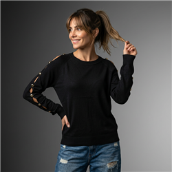 Mujer sweater bremer amplio mangas botones dorados - FRA