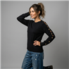 Mujer sweater bremer amplio mangas botones dorados - FRA
