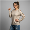Mujer sweater bremer amplio mangas botones dorados - FRA