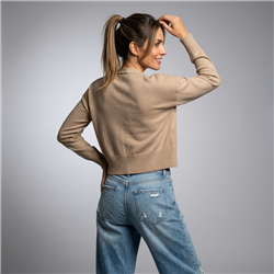 Mujer cardigan bremer corto botones corazones dorados - FRA