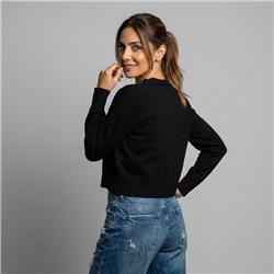 Mujer cardigan bremer corto botones corazones dorados - FRA