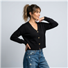 Mujer cardigan bremer corto botones corazones dorados - FRA