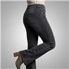 Mujer pantalon jean oxford elastizado laterales cintura brillos - EM