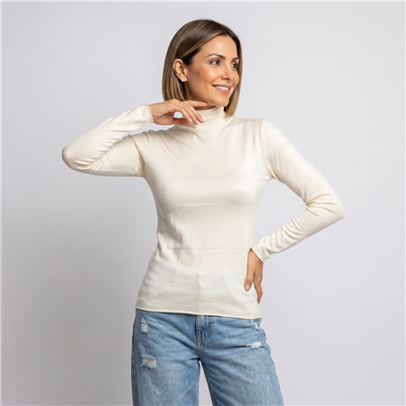 Mujer media polera bremer liso - CA