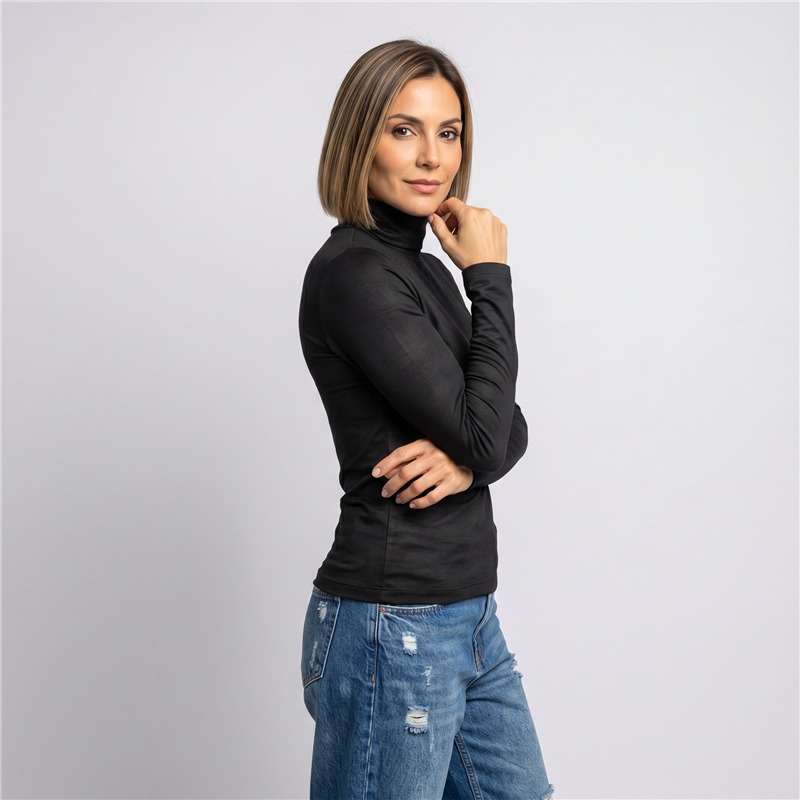 Mujer media polera bremer liso - CA