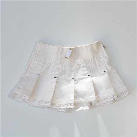 Nena pollera jean tableada detalle broderie