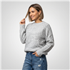 Mujer sweater tejido lana moño regular - EL