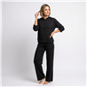Mujer conjunto tejido hilo buzo capucha frente relieve FRESH - CA