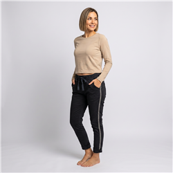 Mujer babucha bengalina galon laterales tachas linea italiana - IB