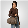 Bolso lona frente bolsillos laterales cierres - GO