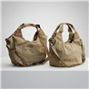 Bolso lona frente bolsillo cierre - GO