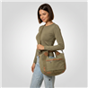 Bolso lona frente bolsillo cierre - GO