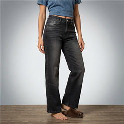 Mujer pantalon jean recto elastizado - BEL