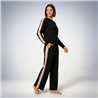 Mujer conjunto tejido elastizado galon laterales color - CAL