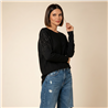 Mujer sweater bremer amplio mangas brillos - OG
