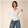 Mujer campera hilo morley capucha - CAL