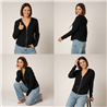 Mujer campera hilo morley capucha - CAL