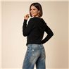 Mujer campera hilo morley capucha - CAL