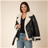 Mujer campera gamulan cinturon - CAL