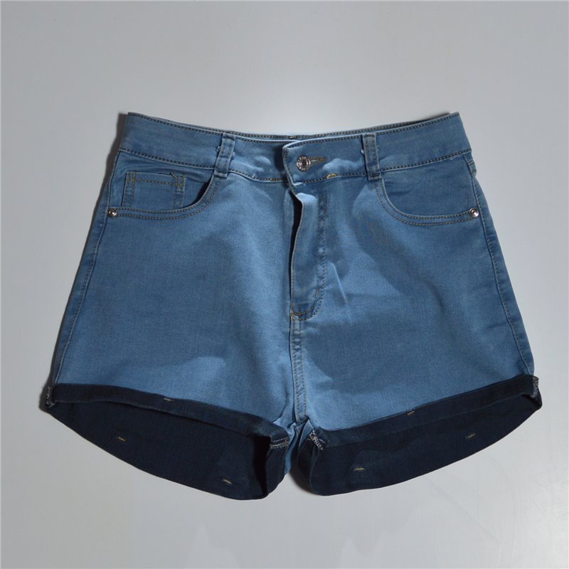 Mujer Short jean elastizado ruedo EMB