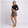 Mujer short pollera jean alunare - TI