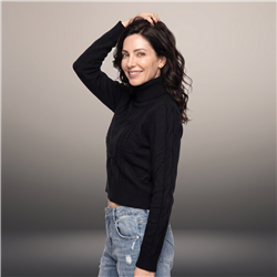 Mujer polera bremer corta frente ocho - FRA