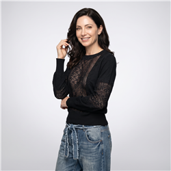 Mujer sweater bremer combinado guipur - FRA