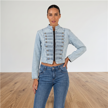 Mujer campera jean Napoleon - EM