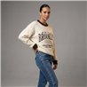 Mujer sweater tejido oversize bordado BROOKLYN - EM