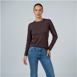 Mujer sweater bremer cuello redondo liso - CA