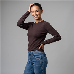 Mujer sweater bremer cuello redondo liso - CA