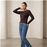 Mujer sweater bremer cuello redondo liso - CA