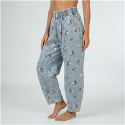 Mujer pantalon jean moon cintura elastica estampa DISNEY - OG