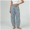 Mujer pantalon jean moon cintura elastica estampa DISNEY - OG
