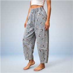 Mujer pantalon jean moon cintura elastica estampa DISNEY - OG
