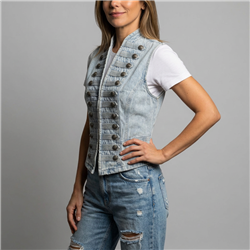 Mujer chaleco jean NAPOLEON - OG