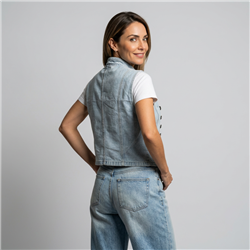 Mujer chaleco jean NAPOLEON - OG