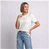Mujer remera algodon frente brillo COCO - OG