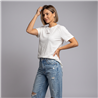 Mujer remera algodon frente brillo COCO - OG