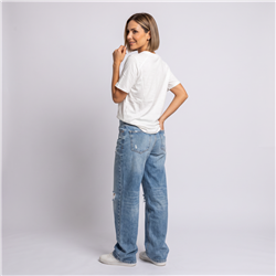 Mujer remera algodon frente brillo COCO - OG