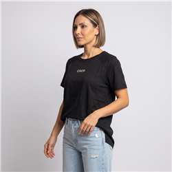 Mujer remera algodon frente brillo COCO - OG