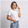 Mujer remera algodon frente tachas perlas GOOD - OG