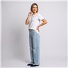 Mujer remera algodon frente tachas perlas GOOD - OG