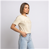 Mujer remera algodon frente tachas perlas GOOD - OG