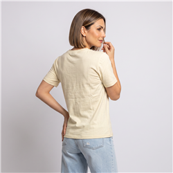 Mujer remera algodon frente tachas perlas GOOD - OG