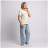 Mujer remera algodon frente tachas perlas GOOD - OG